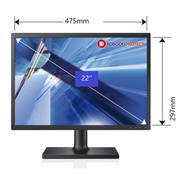 Filtre anti lumière bleue pour Ordinateur 22" ou inférieur