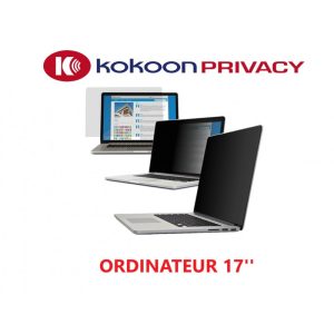 Filtre de confidentialité pour ordinateur portable 17''