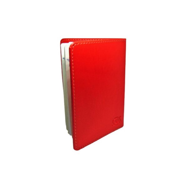 Protège-passeport Simili cuir rouge