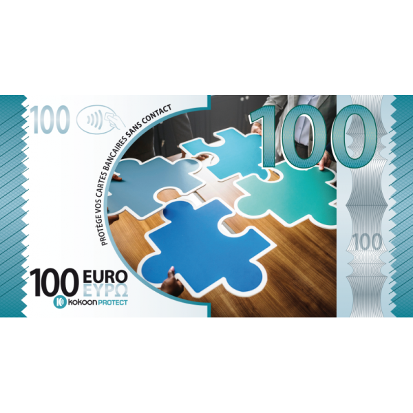 Billet Barrière RFID Kokoon Banknote Visuel Equipe