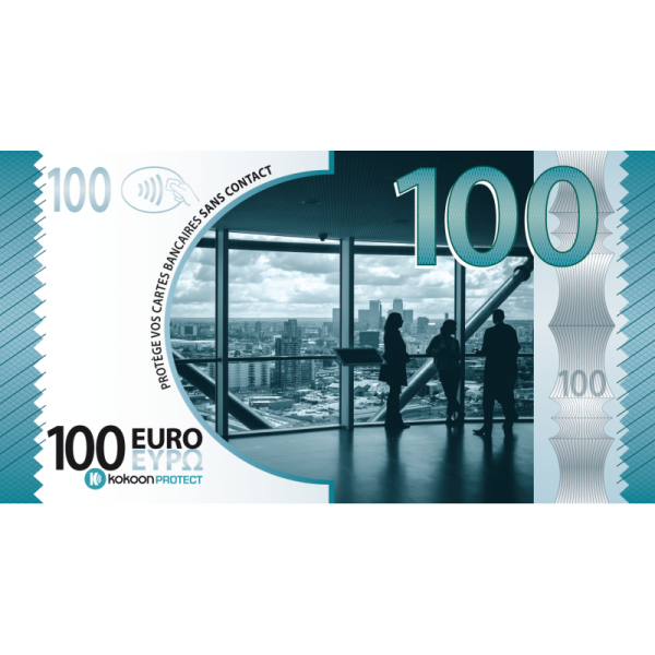 Billet Barrière RFID Kokoon Banknote Visuel City