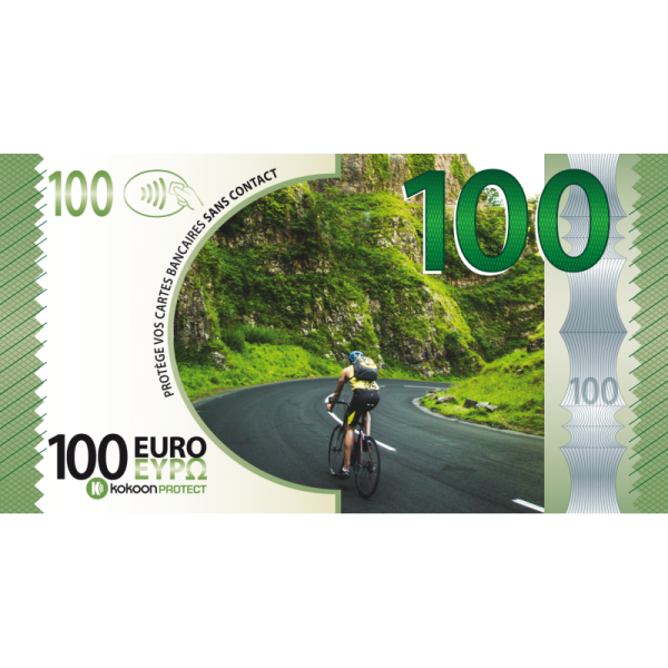 Billet Barrière RFID Kokoon Banknote Visuel Cyclisme