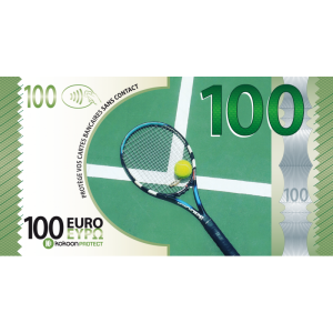 Billet Barrière RFID Kokoon Banknote Visuel Tennis