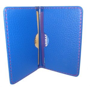 Présentoir de 16 Protège CB Barrière RFID en simili cuir 2 cartes