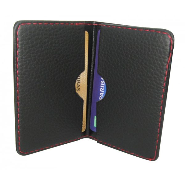 Présentoir de 16 Protège CB Barrière RFID en simili cuir 2 cartes