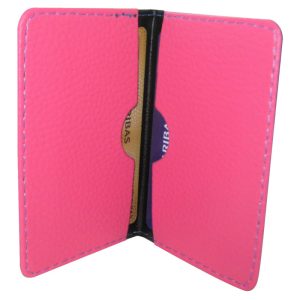 Présentoir de 16 Protège CB Barrière RFID en simili cuir 2 cartes