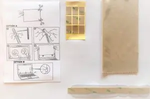 Kit de pose amovible pour filtres anti lumière bleue