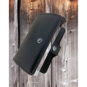 Portefeuille Barrière RFID Metal & Cuir PU Noir