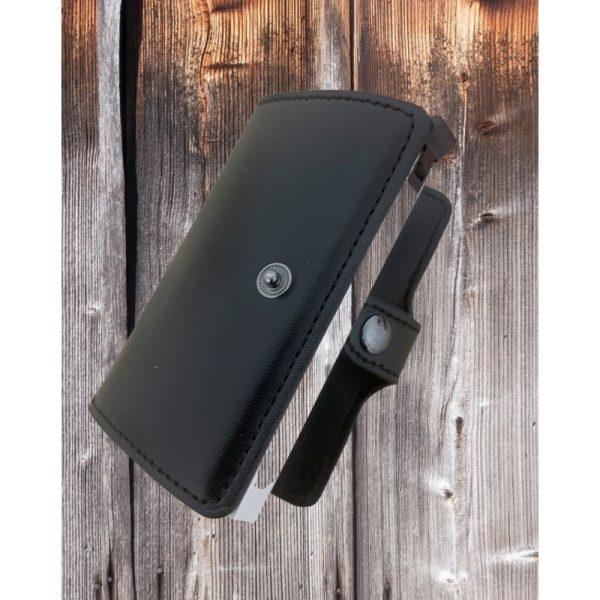 Portefeuille Barrière RFID Metal & Cuir PU Noir