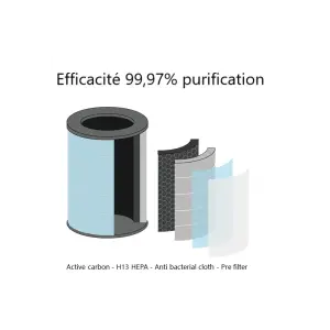 PURIFICATEUR D’AIR BORA 550M3/H