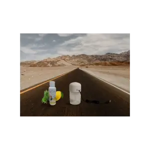 KIT COMPOSE D'UN PURIFICATEUR D'AIR PORTABLE ALIZE POUR VOITURE ET UN DESINFECTANT DYNAMISANT CONCENTRE 125ML