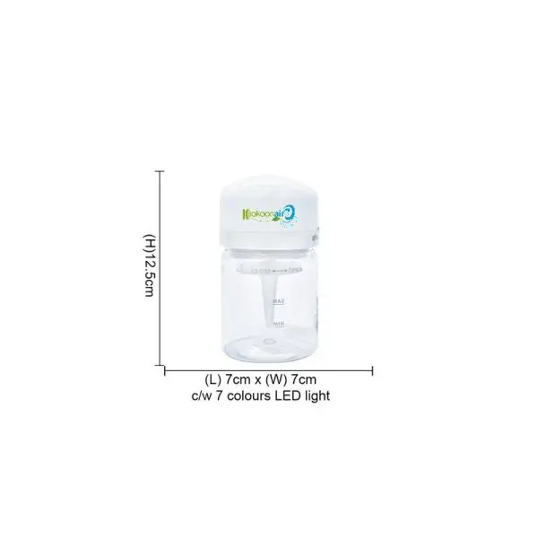 KIT COMPOSE D'UN PURIFICATEUR D'AIR PORTABLE ALIZE POUR VOITURE ET UN DESINFECTANT DYNAMISANT CONCENTRE 125ML
