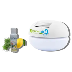 KIT COMPOSE D'UN PURIFICATEUR D'AIR  BISE 30M2  ET D'UN DESINFECTANT DYNAMISANT CONCENTRE 125ML