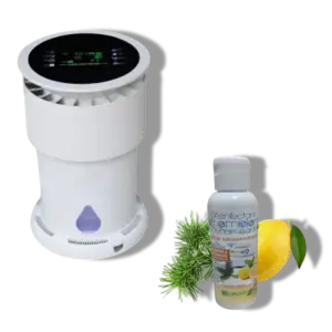 KIT COMPOSE D'UN PURIFICATEUR D'AIR MISTRAL  200M2 ET D'UN DESINFECTANT DYNAMISANT CONCENTRE 125ML