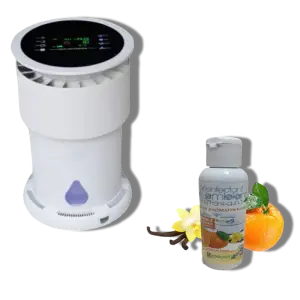 KIT COMPOSE D'UN PURIFICATEUR D'AIR MISTRAL  200M2 ET D'UN DESINFECTANT RELAXANT CONCENTRE 125ML