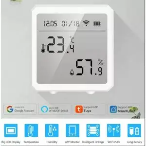 KAPTM100WF thermomètre capteur de température et d'humidité Tuya WIFI