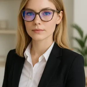 Lunettes anti lumière bleue BlueCat Screen - Femme, modèle "CHOCOLAT"
